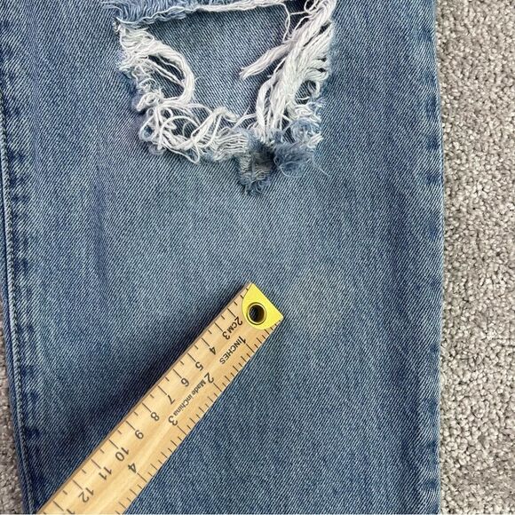 Levi's 94's Baggy Jeans Women’s 25 Blue Straight Leg High Rise Light Denim - Picture 3 of 14